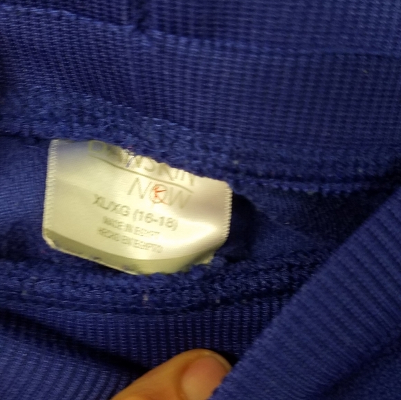 Danskin Now XL 16-18 Velour Elastic Waist Pockets - Picture 3 of 6